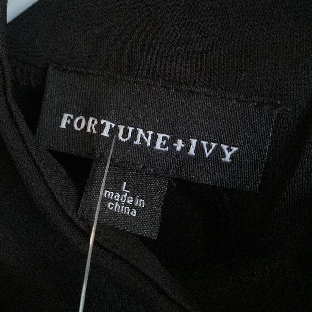 Women’s Fortune + Ivy Sleeveless Black Dress Brand New With Tags - Picture 4 of 14